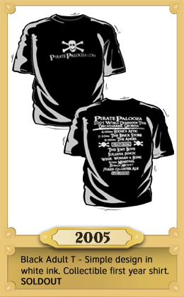 2005 Adult PiratePalooza Shirt